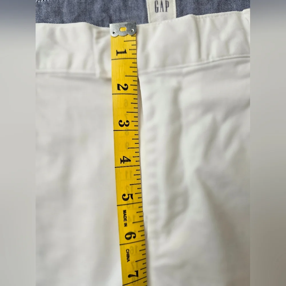 GAP Bermuda Shorts Size 6 White - Picture 5 of 6